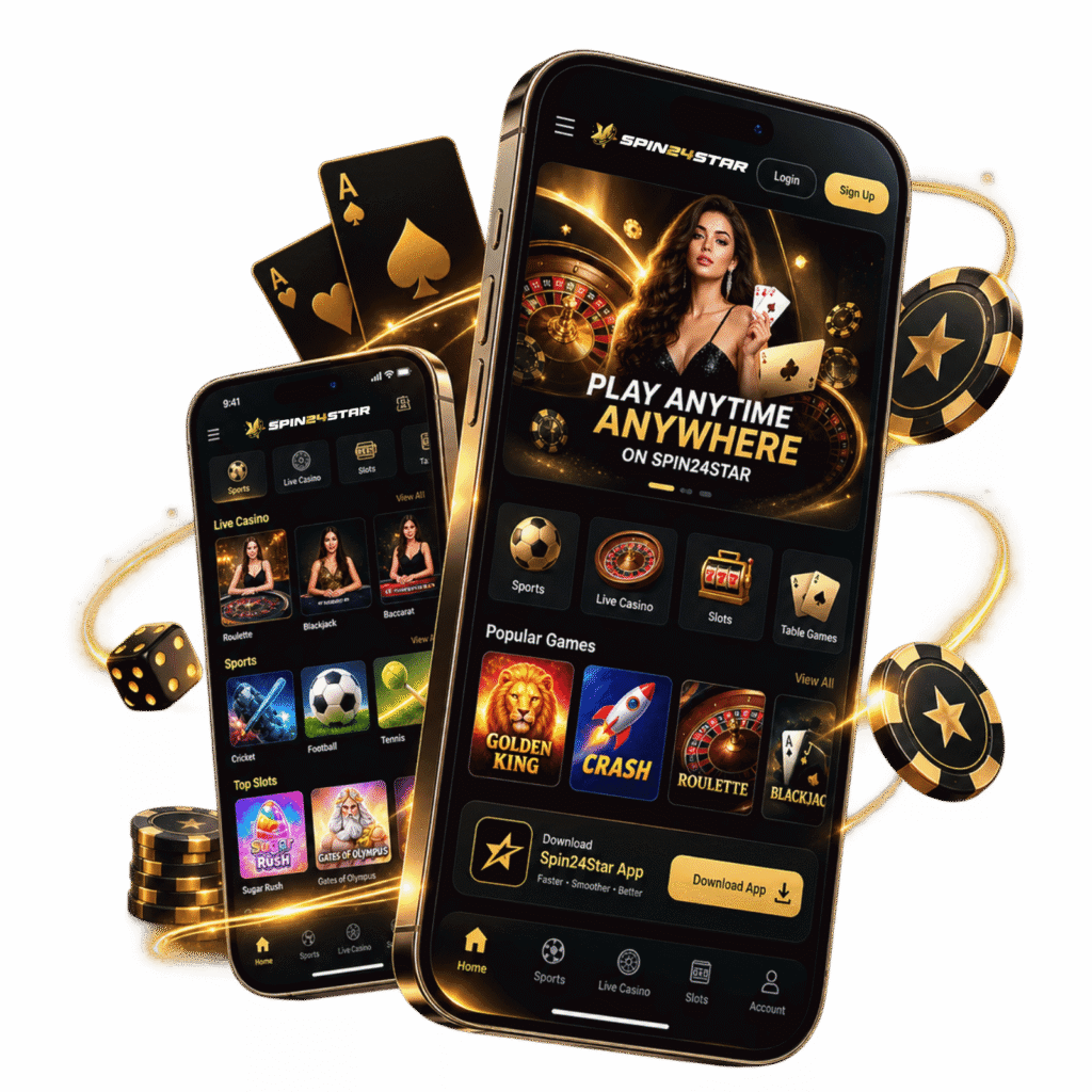 Spin24Star APK interface for a smooth and engaging sports experience