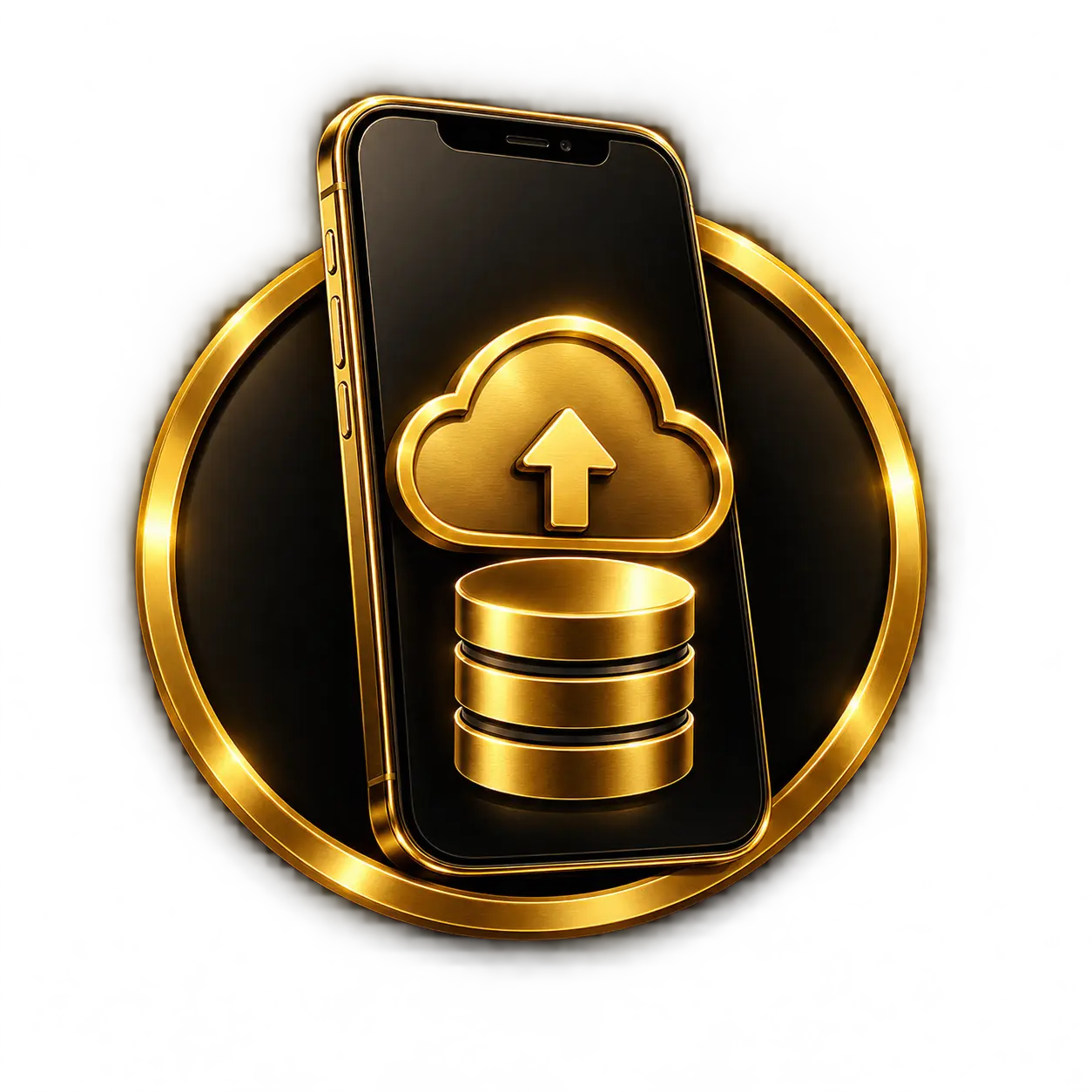 Storage access icon for secure device storage